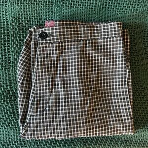 Relay The Blues Vintage Plaid Black and White Trousers